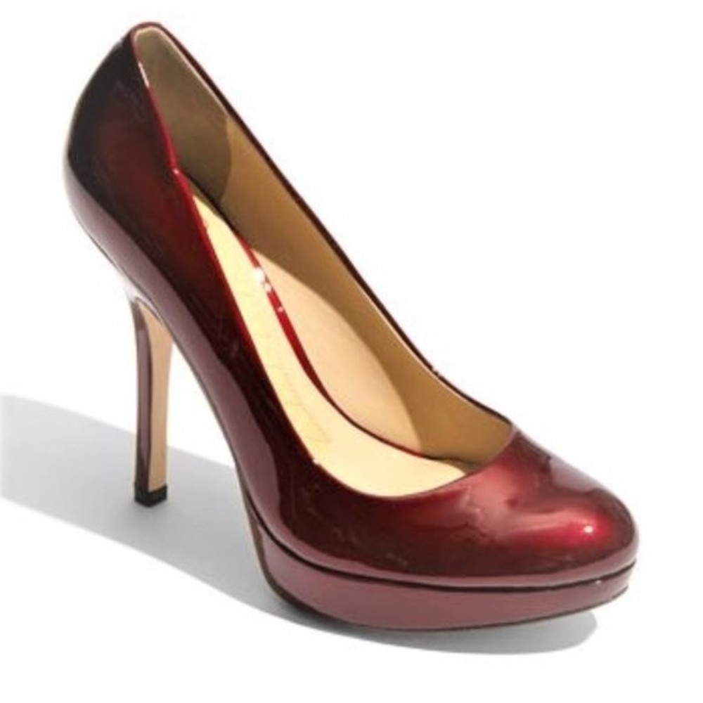 Joan & David Patent Leather Platform Pumps Sz 9 NWOB